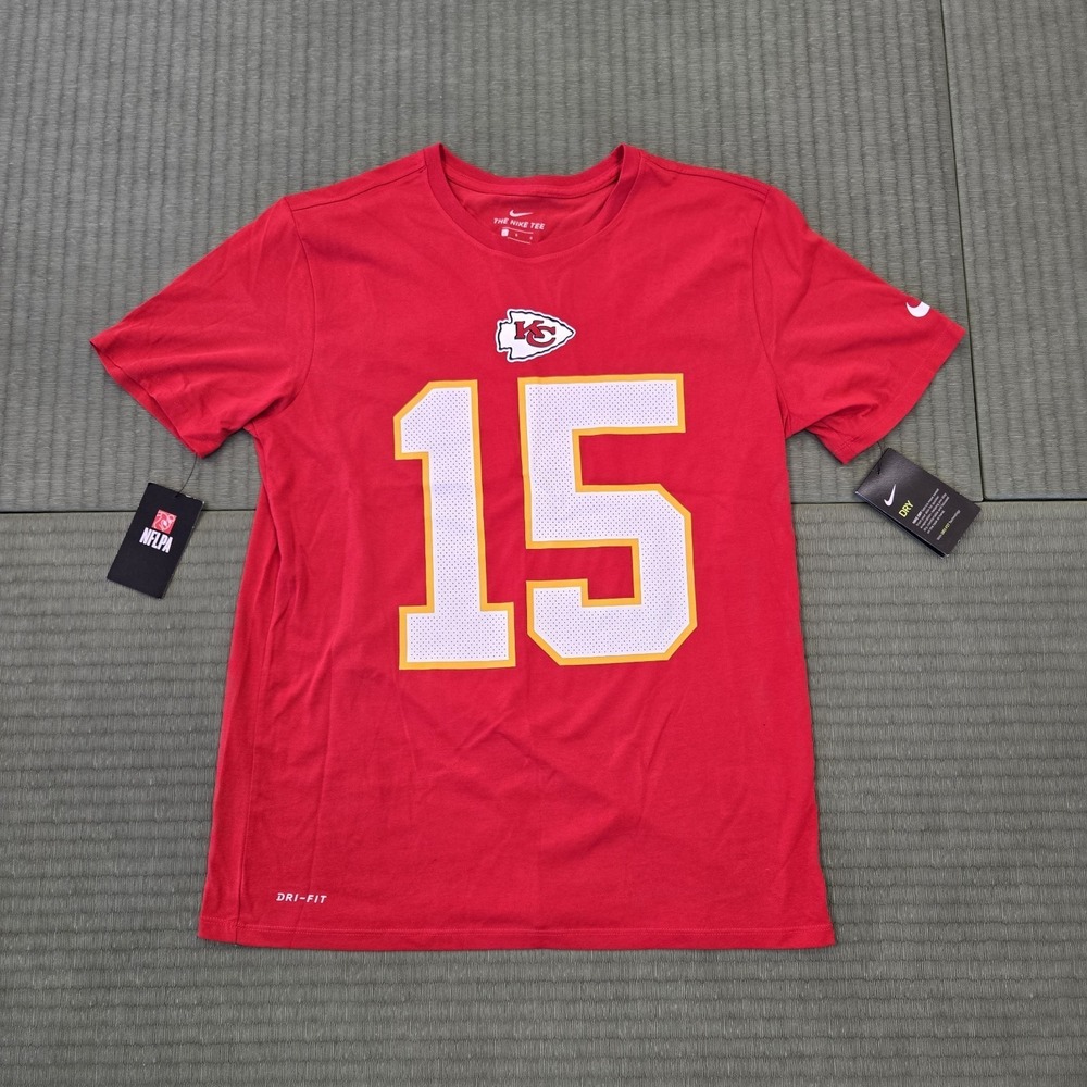 Nike Kansas City Chiefs Patrick Mahomes #15‎ NFL T-Shirt Mens L Red NWT Football